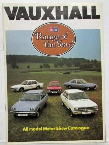 1977 Vauxhall Range of the Year All Model Sales Catalogue w Price Sheet - UK