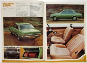 1977 Vauxhall Range of the Year All Model Sales Catalogue w Price Sheet - UK