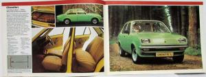 1979 Vauxhall All Model Sales Catalogue Summer Chevette Viva Cavalier VX - UK