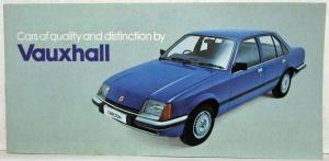 1979 Vauxhall Cars of Quality and Distinction Sales Brochure - UK