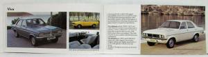 1979 Vauxhall Cars of Quality and Distinction Sales Brochure - UK