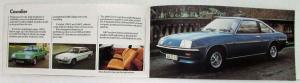 1979 Vauxhall Cars of Quality and Distinction Sales Brochure - UK