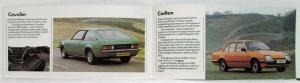 1979 Vauxhall Cars of Quality and Distinction Sales Brochure - UK