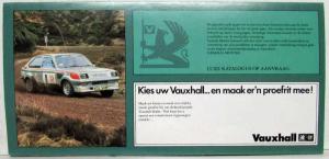 1980 De nieuwe Vauxhall generatie - The New Generation Sales Folder - Dutch Text