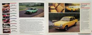 1981 Vauxhall Car Range Worth Looking Into Sales Brochure - UK