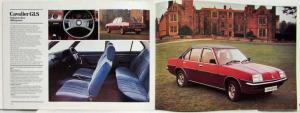 1981 Vauxhall Summer Sales Catalogue Chevette Astra Cavalier - UK