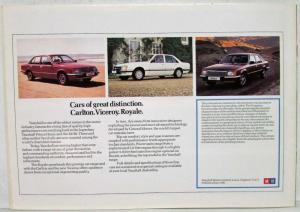 1981 Vauxhall Summer Sales Catalogue Chevette Astra Cavalier - UK