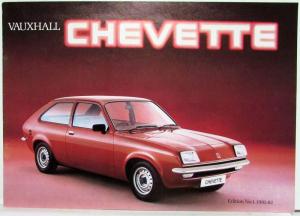 1981-1982 Vauxhall Chevette Sales Brochure - UK