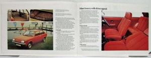 1981-1982 Vauxhall Chevette Sales Brochure - UK