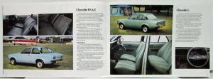 1981-1982 Vauxhall Chevette Sales Brochure - UK