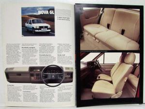 1984 Vauxhall Nova GL Sales Folder - UK Market