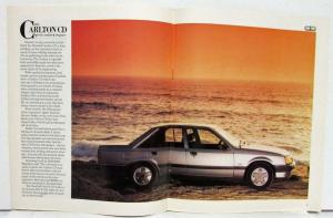 1984-1985 Vauxhall CD Range Sales Brochure Cavalier Carlton Senator - UK