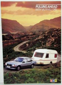 1985 Vauxhall-Opel Pulling Ahead Trailering Guide Sales Brochure - UK Market