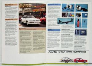 1985 Vauxhall-Opel Pulling Ahead Trailering Guide Sales Brochure - UK Market
