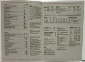 1987 Vauxhall Carlton Estate Wagon Sales Brochure with Spec Sheet - UK