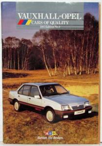 1987 Vauxhall-Opel Cars of Quality Edition No 2 Sales Catalog - UK