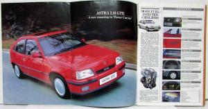 1987 Vauxhall-Opel Cars of Quality Edition No 2 Sales Catalog - UK