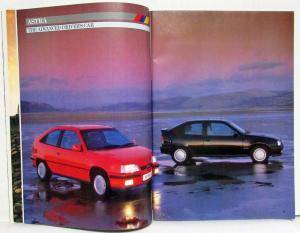 1987 Vauxhall-Opel Cars of Quality Edition No 2 Sales Catalog - UK