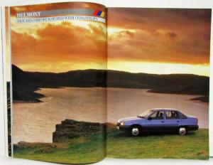 1987 Vauxhall-Opel Cars of Quality Edition No 2 Sales Catalog - UK