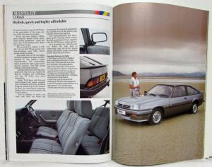 1987 Vauxhall-Opel Cars of Quality Edition No 2 Sales Catalog - UK