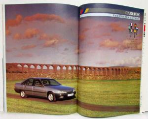 1987 Vauxhall-Opel Cars of Quality Edition No 2 Sales Catalog - UK