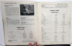 1957 Studebaker Dealer Passenger Car Shop Manual Supplement Champion Commander