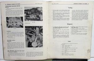 1957 Studebaker Dealer Passenger Car Shop Manual Supplement Champion Commander