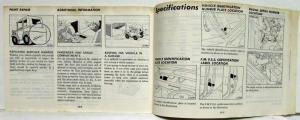 1983 Nissan Sentra Owners Manual