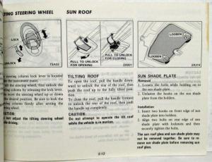 1985 Nissan Pulsar NX Owners Manual