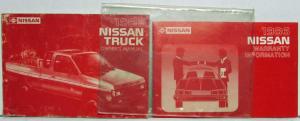 1986 Nissan Truck Owners Manual with Warranty Information