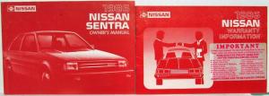 1986 Nissan Sentra Owners Manual with Warranty Information & Accessories Ad
