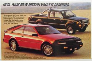 1986 Nissan Sentra Owners Manual with Warranty Information & Accessories Ad
