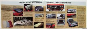 1986 Nissan Sentra Owners Manual with Warranty Information & Accessories Ad