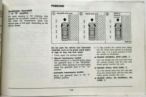 1987 Nissan Sentra Owners Manual