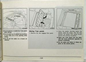 1987 Nissan Pulsar NX Owners Manual