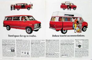 1971 Chevrolet Sportvan GS & GE 10 20 30 Truck Sales Folder Rev Aug 1970 Orig