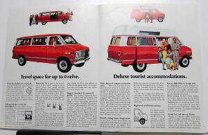 1971 Chevrolet Sportvan GS & GE 10 20 30 Truck Sales Folder Revision 3 Original