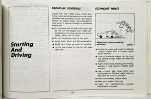 1990 Nissan Sentra Owners Manual