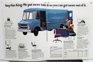 1971 Chevrolet Step Van & Fwd Control Chassis Trucks Sales Brochure Original