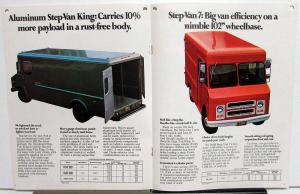 1971 Chevrolet Step Van & Fwd Control Chassis Trucks Sales Brochure Original