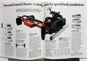 1971 Chevrolet Step Van & Fwd Control Chassis Trucks Sales Brochure Original