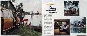 1972 Chevy Van Sportsman CAMPCO RV Conversion Color Sales Brochure Original