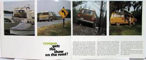 1972 Chevy Van Sportsman CAMPCO RV Conversion Color Sales Brochure Original