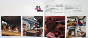 1972 Chevy Van Sportsman CAMPCO RV Conversion Color Sales Brochure Original