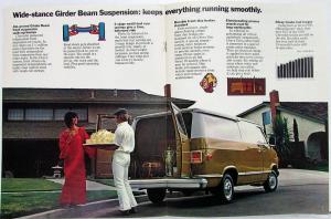 1972 Chevrolet Chevy Van Truck Dealer Color Sales Brochure Original REVISION 1