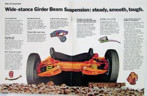 1972 Chevrolet Pickup Chassis Cab 4WD Trucks Color Sales Brochure Original REV 1