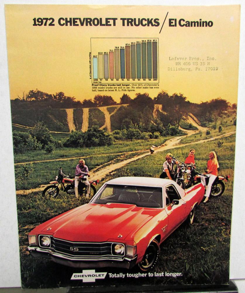 1969 Chevrolet El Camino Dealer Sales Brochure – Original Specs & Photos