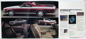 1974 Chevrolet El Camino Truck Dealer Sales Folder Original REVISION 1
