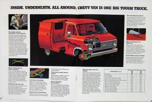 1974 Chevrolet Chevy Van Truck Dealer Sales Brochure Original