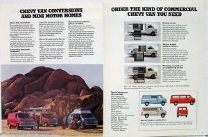 1974 Chevrolet Chevy Van Truck Dealer Sales Brochure Original